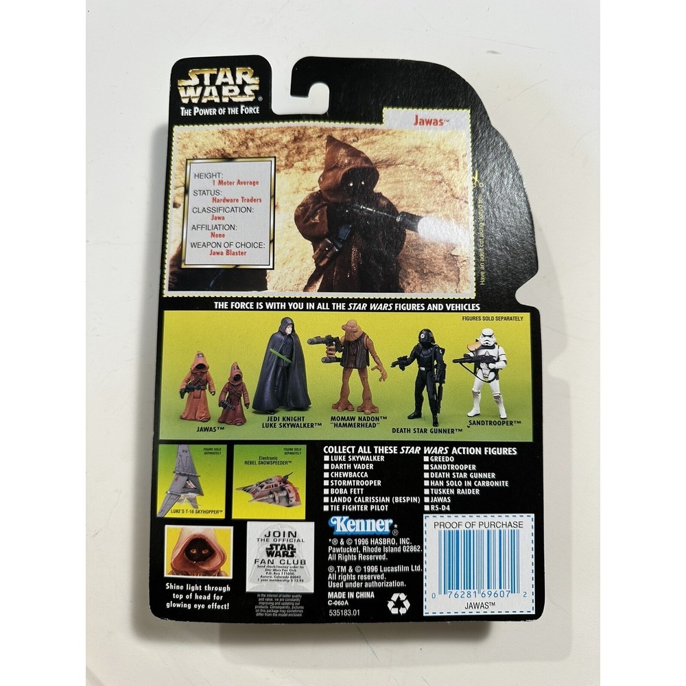 Star Wars Kenner Lot 5 1990's POTF Freeze Frame Figures Sealed Luke Skywalker - Picture 11 of 11